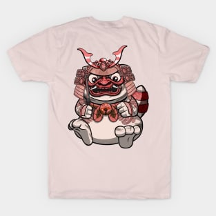 Samurai Cute Fat Cat T-Shirt